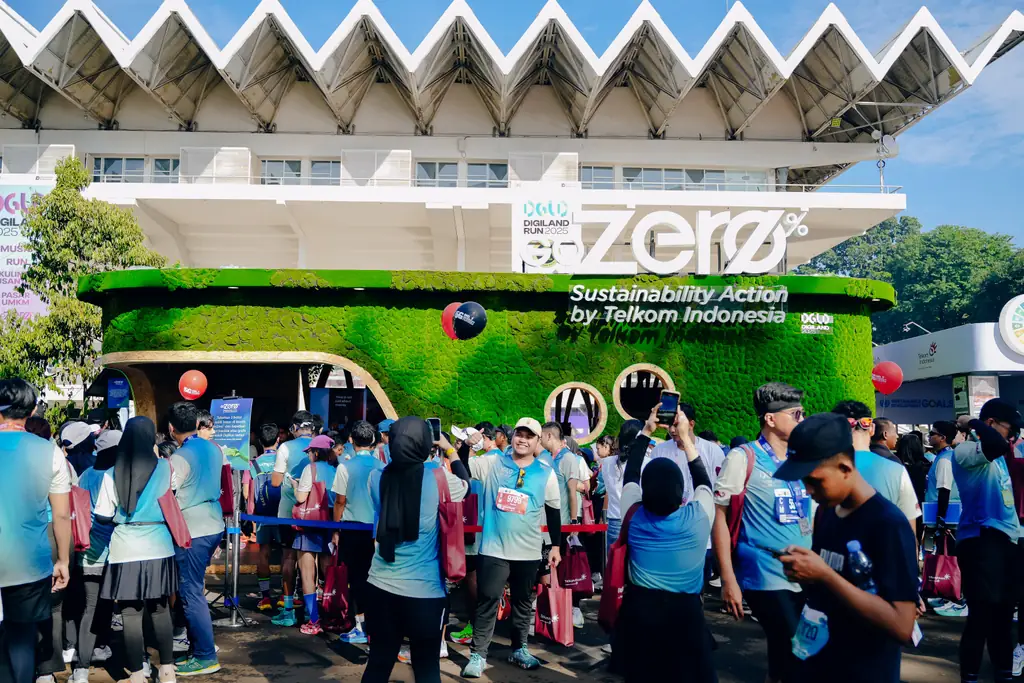 Peduli Lingkungan, Telkom Hitung dan Kompensasi Jejak Karbon Digiland 2025 